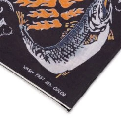 FASTCOLOR SELVEDGE BANDANA (FIRE SALMON) 9 FASTCOLOR SELVEDGE BANDANA (FIRE SALMON) -Hot Sale Clothing Store KapitalFASTCOLORSELVEDGEBANDANA FIRESALMON BLACKOSEK 1105 4