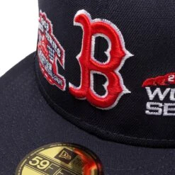 NEW ERA 59FIFTY BOSTON RED SOX HISTORIC CHAMPS FITTED CAP -Hot Sale Clothing Store NewEra5950HISTORICCHAMPS12471BOSREDOTCNAVY760288293 4