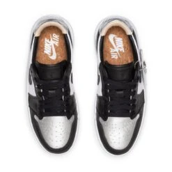 WOMEN'S AIR JORDAN 1 ELEVATE LOW -Hot Sale Clothing Store NikeAIRJORDAN1ELEVATELOWMTLLCSLVRBLK WHT WHTOYX5.5DQ8561 001 4
