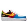 Nike X UNO AIR FORCE 1 '07 QS -Hot Sale Clothing Store NikexUnoAirForce1WHITEYELLOWZEST UNIVERSITYREDDC8887 100 1
