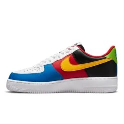 Nike X UNO AIR FORCE 1 '07 QS -Hot Sale Clothing Store NikexUnoAirForce1WHITEYELLOWZEST UNIVERSITYREDDC8887 100 5