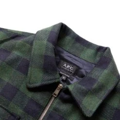 A.P.C. NEW IAN JACKET -Hot Sale Clothing Store a.p.c.BLOUSONNEWIANDARKGREENMWOANU H02759 4