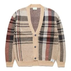 Aries JOHNNY PLAID CARDIGAN
