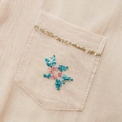 SEQUINED FLORAL NET SS SHIRT 12 SEQUINED FLORAL NET SS SHIRT -Hot Sale Clothing Store bodeSEQUINEDFLORALNETSSSHIRTMULTIMLMRF22SH091 5