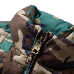 ERL WOVEN CAMO QUILTED PUFFER COAT -Hot Sale Clothing Store erlCAMOQUILTPUFFERCOATWOVENGREENLERL05C006 4