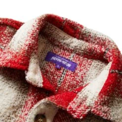 HEAVY FLANNEL OVERSHIRT 11 HEAVY FLANNEL OVERSHIRT -Hot Sale Clothing Store fuckingawesomeHEAVYFLANNELOVERSHIRTREDWHITESFA FW22 019 5