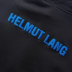 Helmut Lang FLOCKED HOODIE -Hot Sale Clothing Store helmutlangFLOCKEDHOODIEBLACKSM10HM506 5