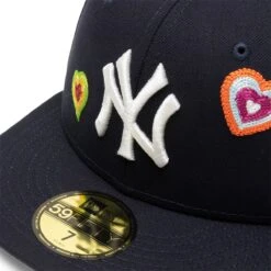 NEW ERA 59FIFTY NY YANKEES CHAIN STITCH HEART FITTED CAP -Hot Sale Clothing Store newera5950CHAINSTITCHHEART12451NEYYANOTCNAVY760288235 4