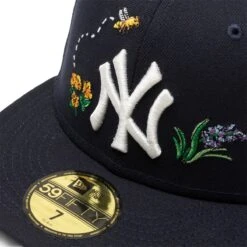 NEW ERA 59FIFTY NEW YORK YANKEES WATERCOLOR FLORAL FITTED CAP -Hot Sale Clothing Store newera5950WATERCOLORFLORAL12454NEYYANOTCNAVY760288118 4