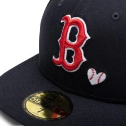 NEW ERA 59FIFTY TEAM HEART BOSTON RED SOX FITTED CAP -Hot Sale Clothing Store neweraTEAMHEART595010112BOSREDOTCNAVY760243663 4