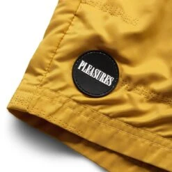 Pleasures REFRESH NYLON ACTIVE SHORT -Hot Sale Clothing Store pleasuresREFRESHNYLONACTIVESHORTMUSTARDP22SU021 3