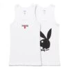 Pleasures X PLAYBOY TANK TOP (2 PACK) -Hot Sale Clothing Store pleasuresXPLAYBOYTANKTOP 2PACK WHITESP22PB031 WHITE 1