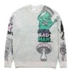 TOO MANY GRAPHICS SWEATER -Hot Sale Clothing Store realbadmanTOOMANYGRAPHICSSWEATERMELANGEMRBM10001 1