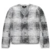 Stüssy HAIRY PLAID CARDIGAN -Hot Sale Clothing Store stussyHAIRYPLAIDCARDIGANWHITES117169 1